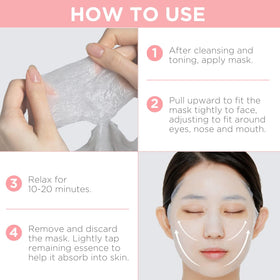 MEDIHEAL masks laid out to show size and contents for easy selection and travel convenience