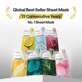 MEDIHEAL close-up of the soft mask sheet texture for better adherence and comfort
