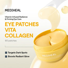MEDIHEAL open box with visible ampoule and two hydrogel patches