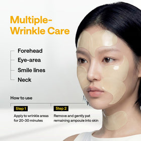 MEDIHEAL open jar with 60 hydrogel patches for daily brightening routine