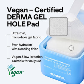 MEDIHEAL pads beside skincare bottle suggesting layered routine benefits