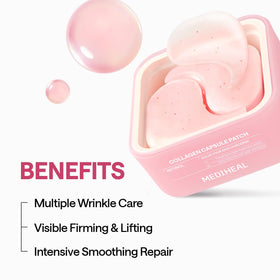 MEDIHEAL hydrogel texture close-up showing thin, conforming gel benefit