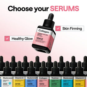 MEDIHEAL dropper releasing glossy serum texture for fast absorption benefit