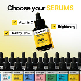 MEDIHEAL dropper dispensing serum illustrating precise application and control
