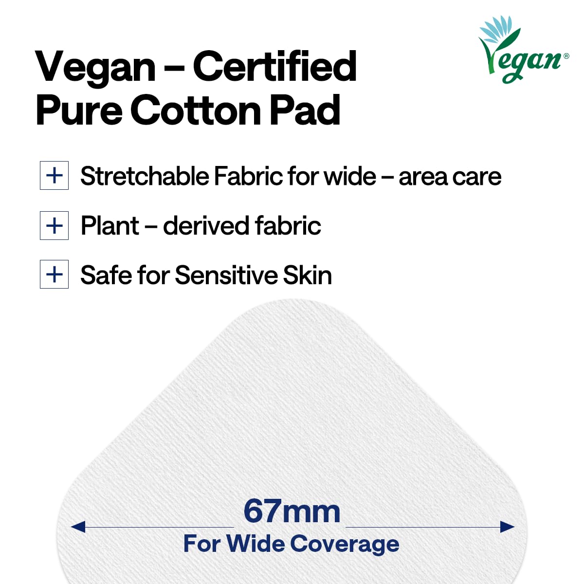 MEDIHEAL pad applied as spot sheet mask concentrating on cheek area