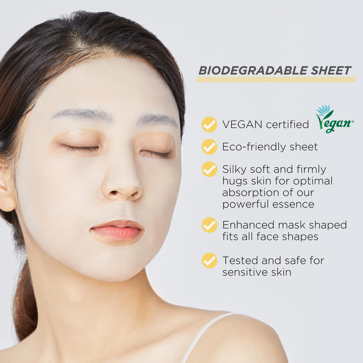 MEDIHEAL open box revealing ten individual mask sachets for convenient use