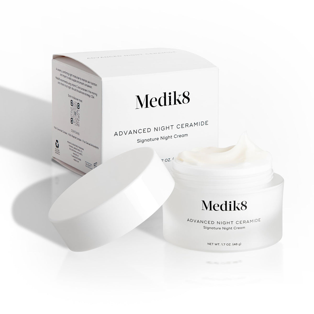 Medik8 ingredient close-up highlighting ceramides for barrier support