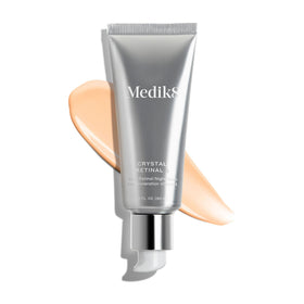 Medik8 Crystal Retinal 6 ingredient label close-up showing retinaldehyde and hydrating actives