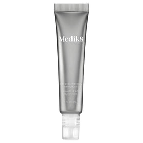 Medik8 crystal retinal ceramide eye front packaging shows product benefits