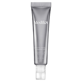 Medik8 jar front view showing product and elegant packaging, conveys premium care