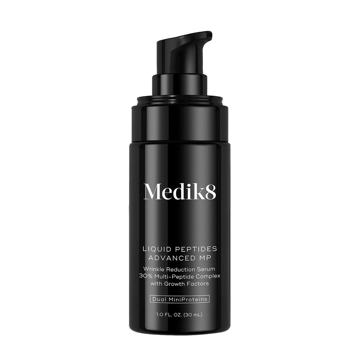 Medik8 front packaging shows 1 oz bottle and clear benefits