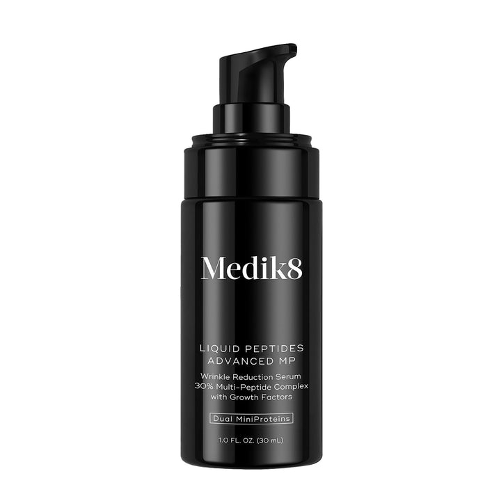Medik8 front packaging shows 1 oz bottle and clear benefits