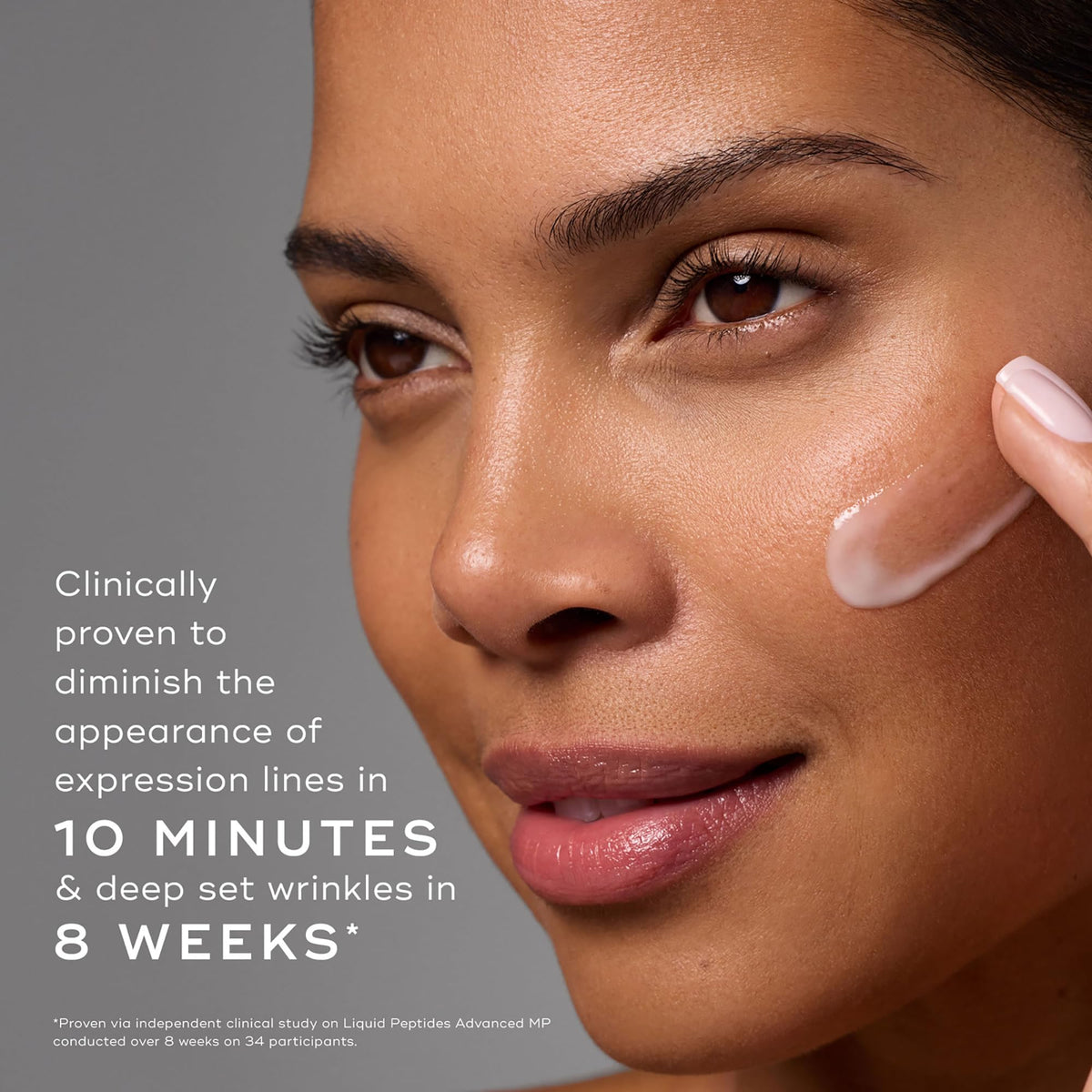 Medik8 close-up texture of serum showing lightweight absorbency