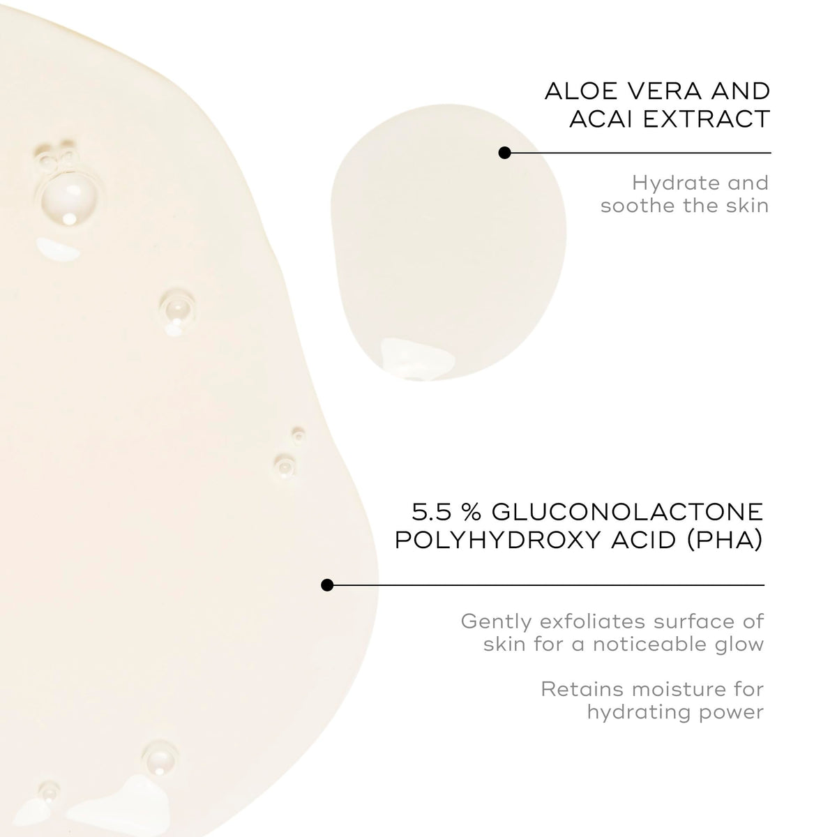 Medik8 close-up of tonic droplet showing lightweight texture and hydration