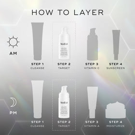 Medik8 Prismatic+ bottle in hand for scale, helps shoppers see actual product size benefit