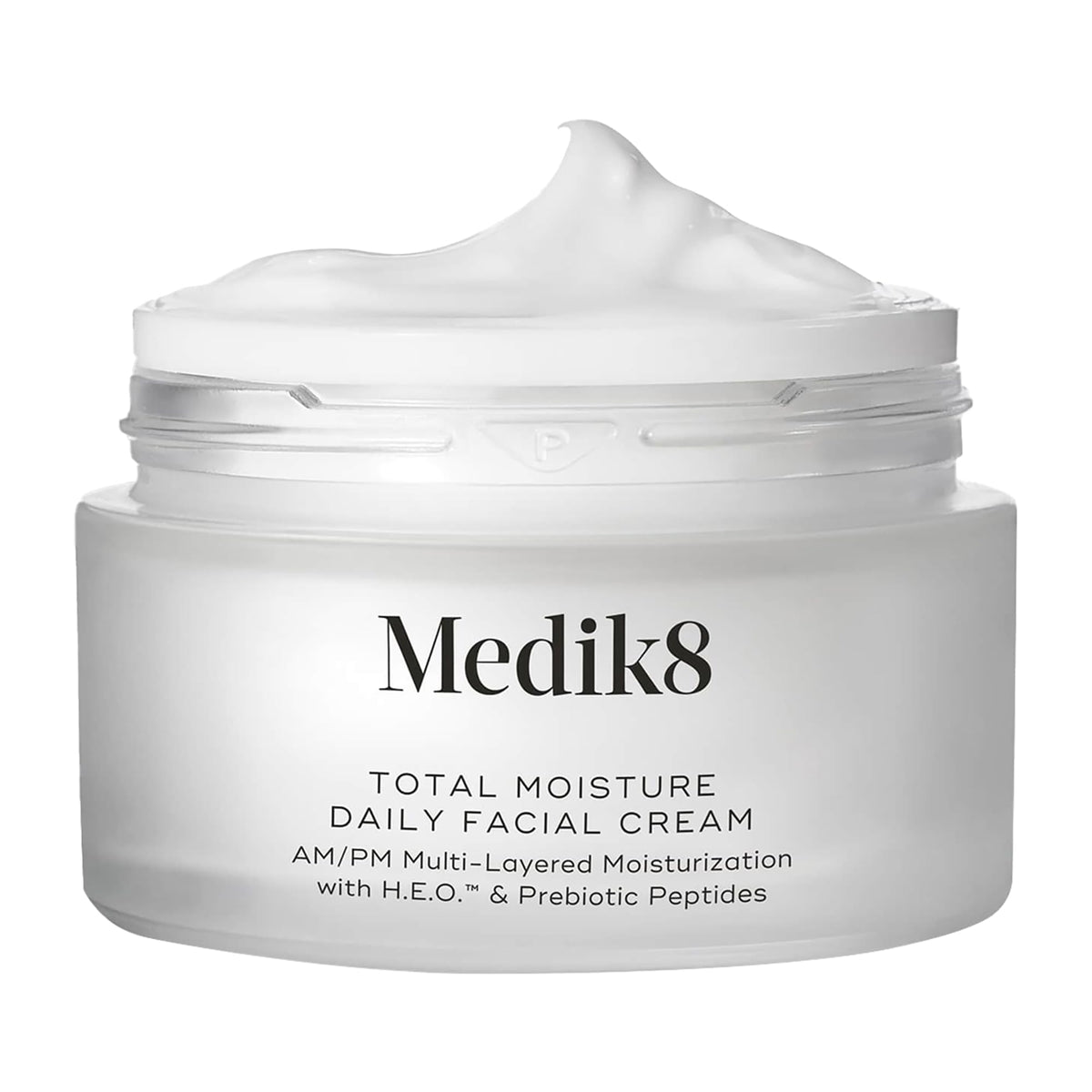 Medik8 jar front label showing product and quick hydration benefit