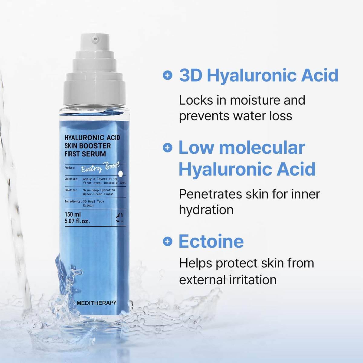 MEDITHERAPY application on face demonstrating even coverage and instant skin priming benefit