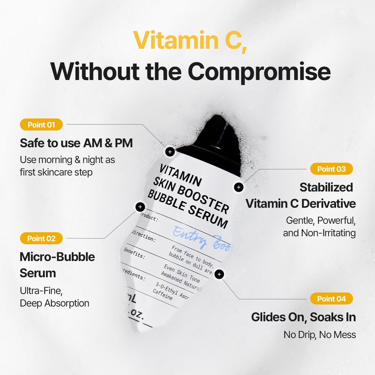MEDITHERAPY label close-up highlighting product claims and ingredient clarity benefit