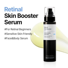 MEDITHERAPY pump and label close-up highlighting product identity and gentle delivery