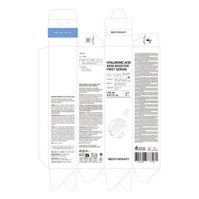 MEDITHERAPY serum on hand closeup showing clear, non-greasy finish and quick absorption