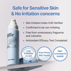 MEDITHERAPY illustrative before and after skin visualization, indicating smoother look