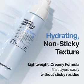 MEDITHERAPY bottle on bathroom vanity, lifestyle shot showing daily routine fit