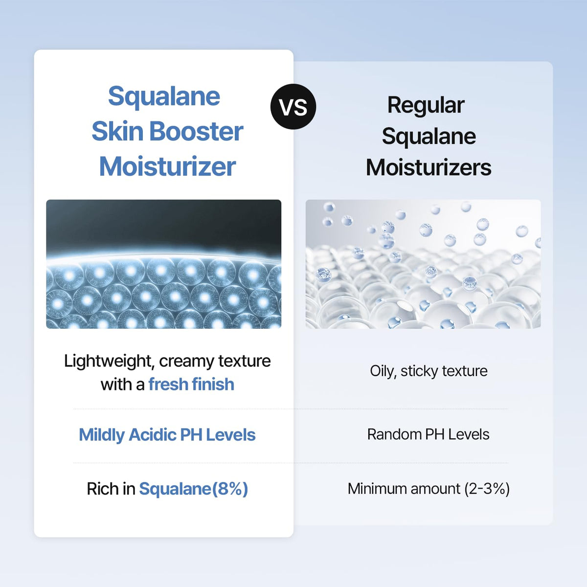 MEDITHERAPY ingredients label close-up, focusing on 8% squalane and hyaluronic acids