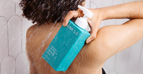 Medix 5.5 before and after skin texture sample showing smoother skin