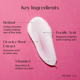 Medix 5.5 collagen cream pump dispensing rich moisturizer for plumping skin