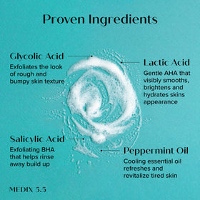 Medix 5.5 oil droplet on skin illustrating fast absorption and barrier nourishment