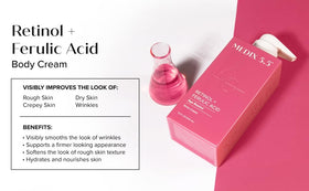 Medix 5.5 key natural ingredients flatlay including shea and green tea benefits