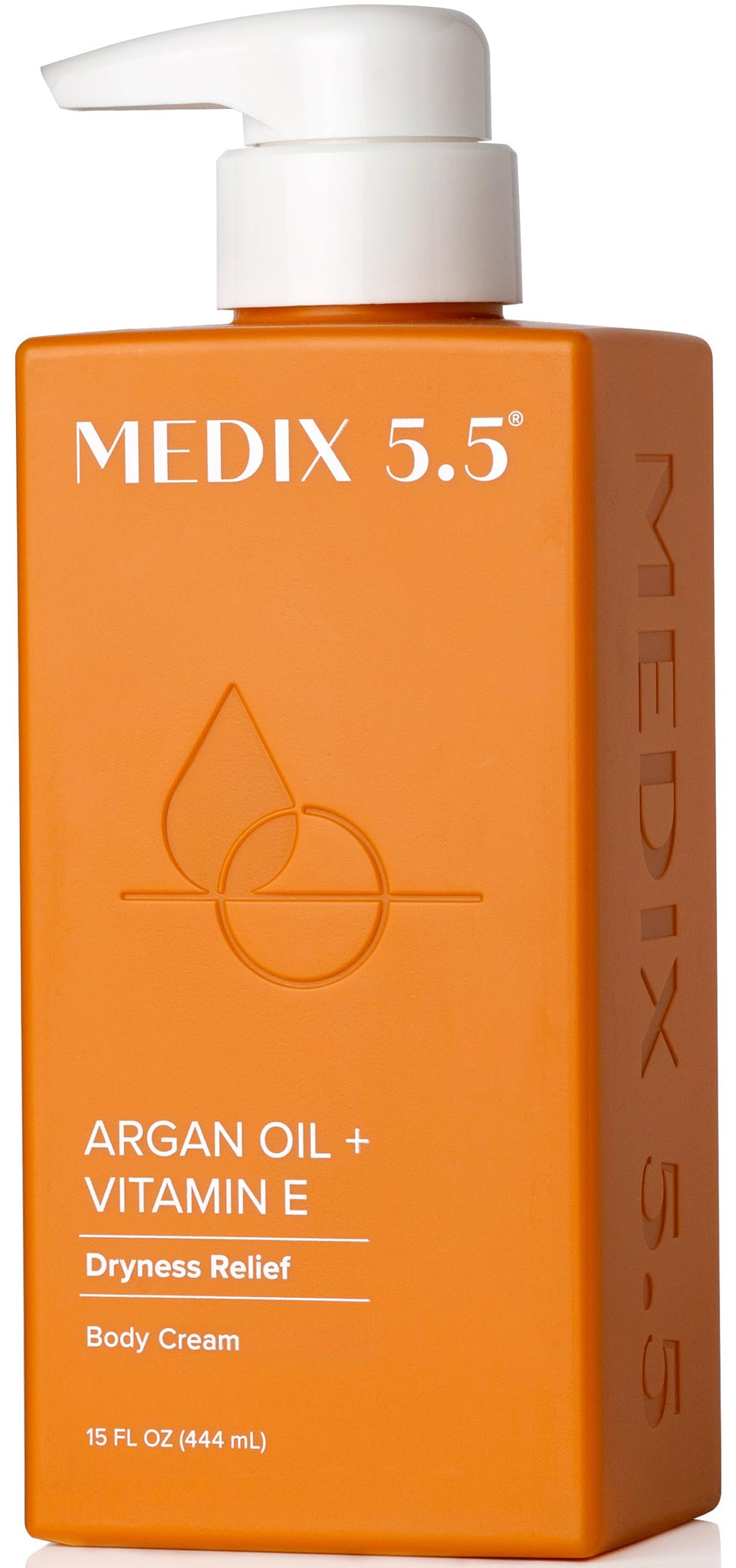 Medix 5.5 front packaging showing bottle and label benefits