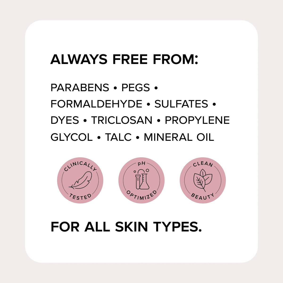 Medix 5.5 used on face, lightweight moisturizer under makeup