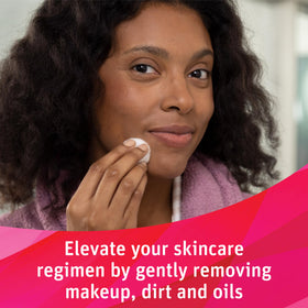 Medline cotton ball cleaning baby face illustrating gentle care protection