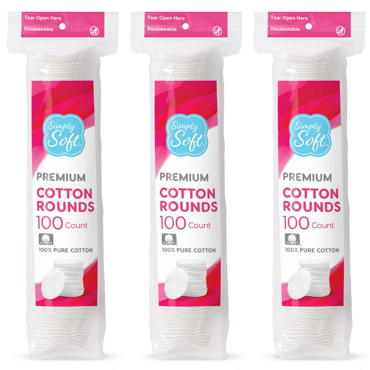 Medline front packaging showing 300 count and resealable bags for easy storage