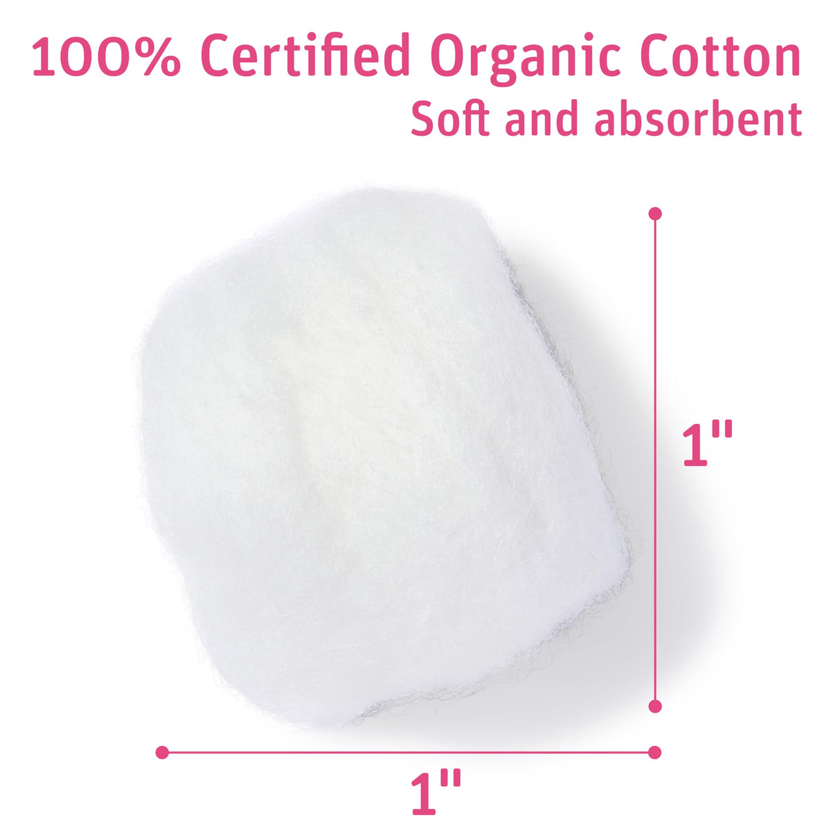 Medline open resealable bag of 200 cotton balls for easy access and freshness