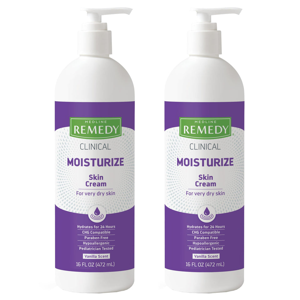 Medline Remedy front packaging showing two 16 fl oz bottles and label benefits