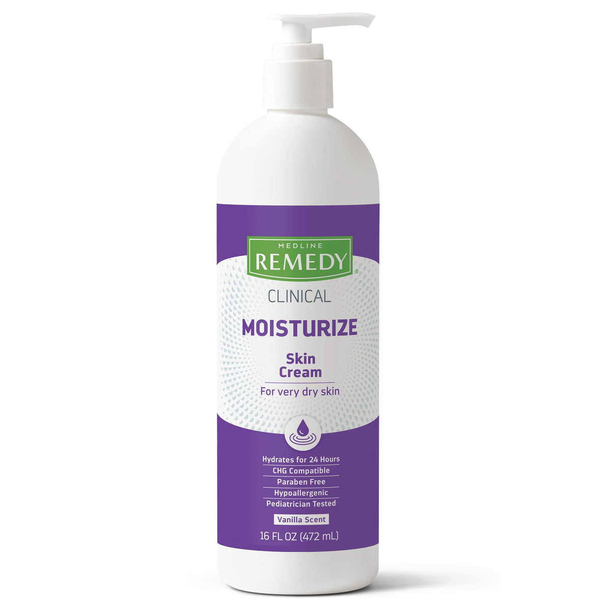 Medline Remedy Clinical Skin Cream front tub showing label and size benefits