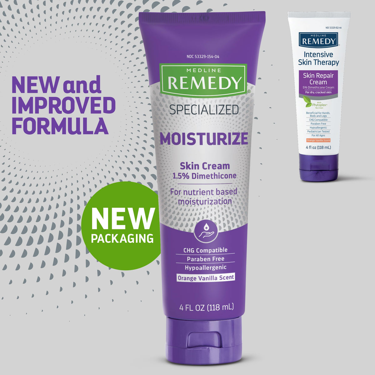 Medline Remedy close-up texture of cream showing lightweight non-greasy feel