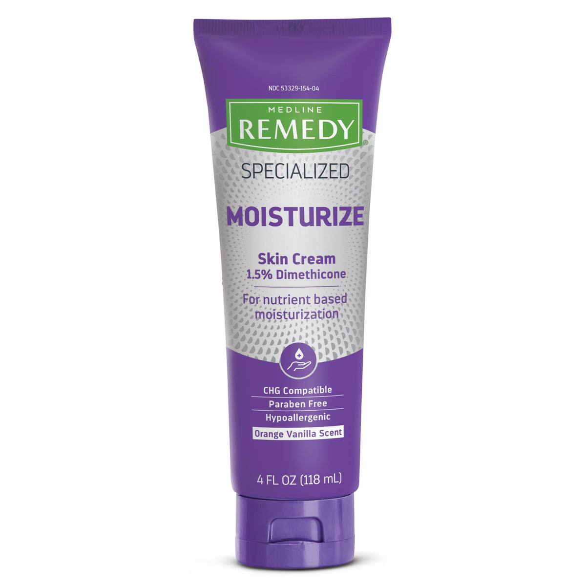 Medline Remedy front tube showing product branding and 4 oz size benefit