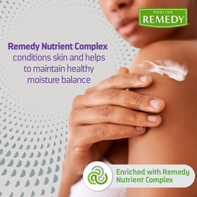 Medline Remedy label detail highlighting ingredients and hospital-grade benefit