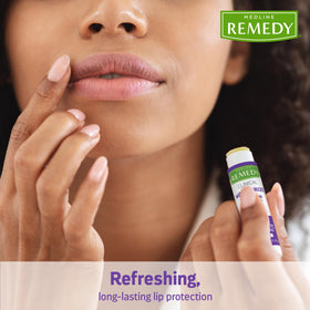 Medline Remedy label close-up listing botanical oils, nutrient complex, and non-petroleum benefit