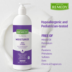 Medline Remedy ingredient label detail highlighting botanicals and paraben-free benefit