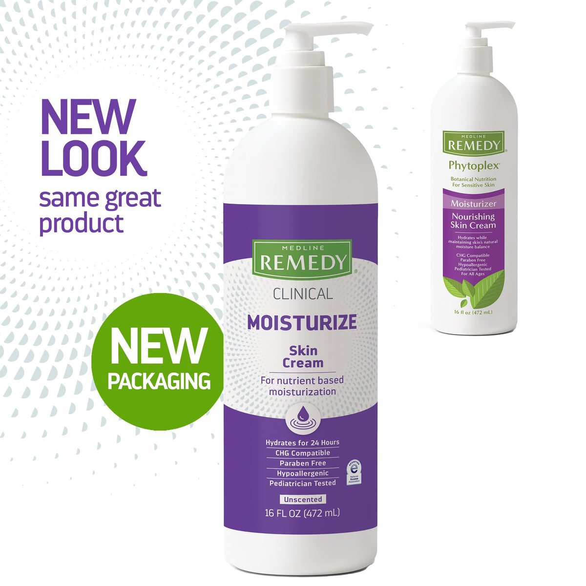 Medline Remedy cream texture close-up illustrating lightweight absorption benefit