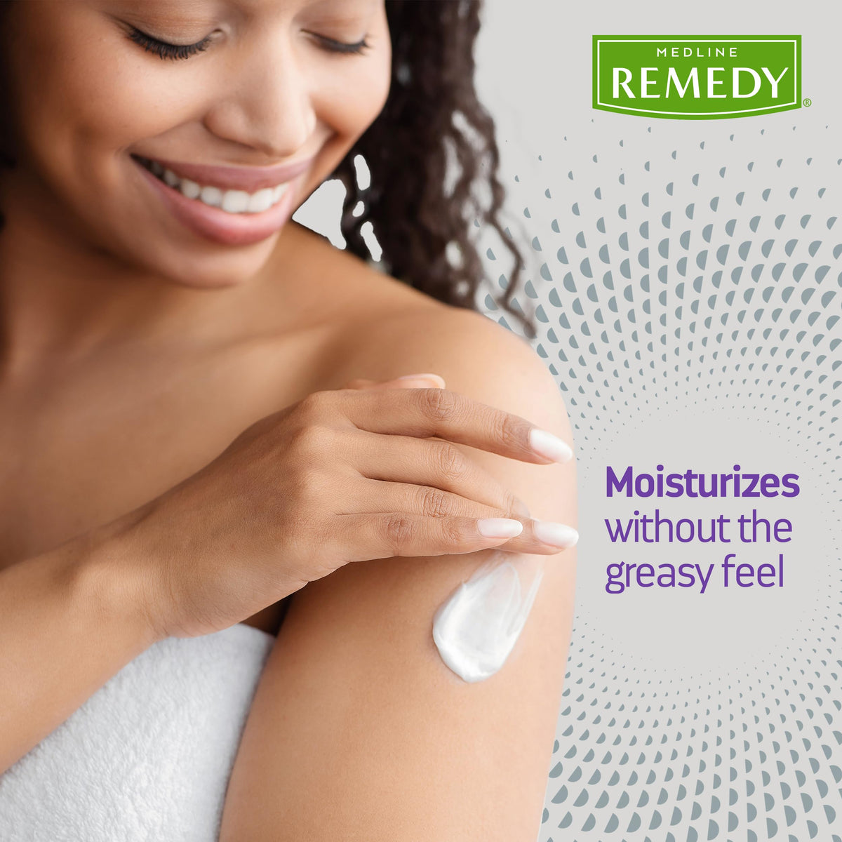 Medline Remedy tube next to common items showing compact travel-friendly benefit
