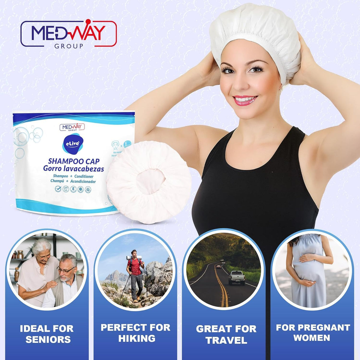 MedVance caps inside travel and medical kit for convenient hygiene