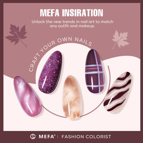 MEFA brush detail applying polish to show smooth, even application and precise control