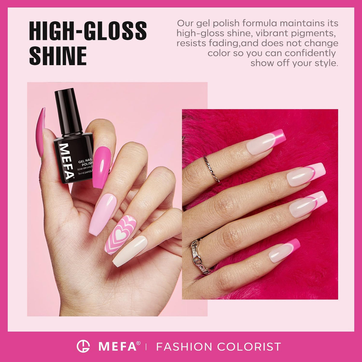 MEFA brush close-up demonstrating smooth, streak-free application