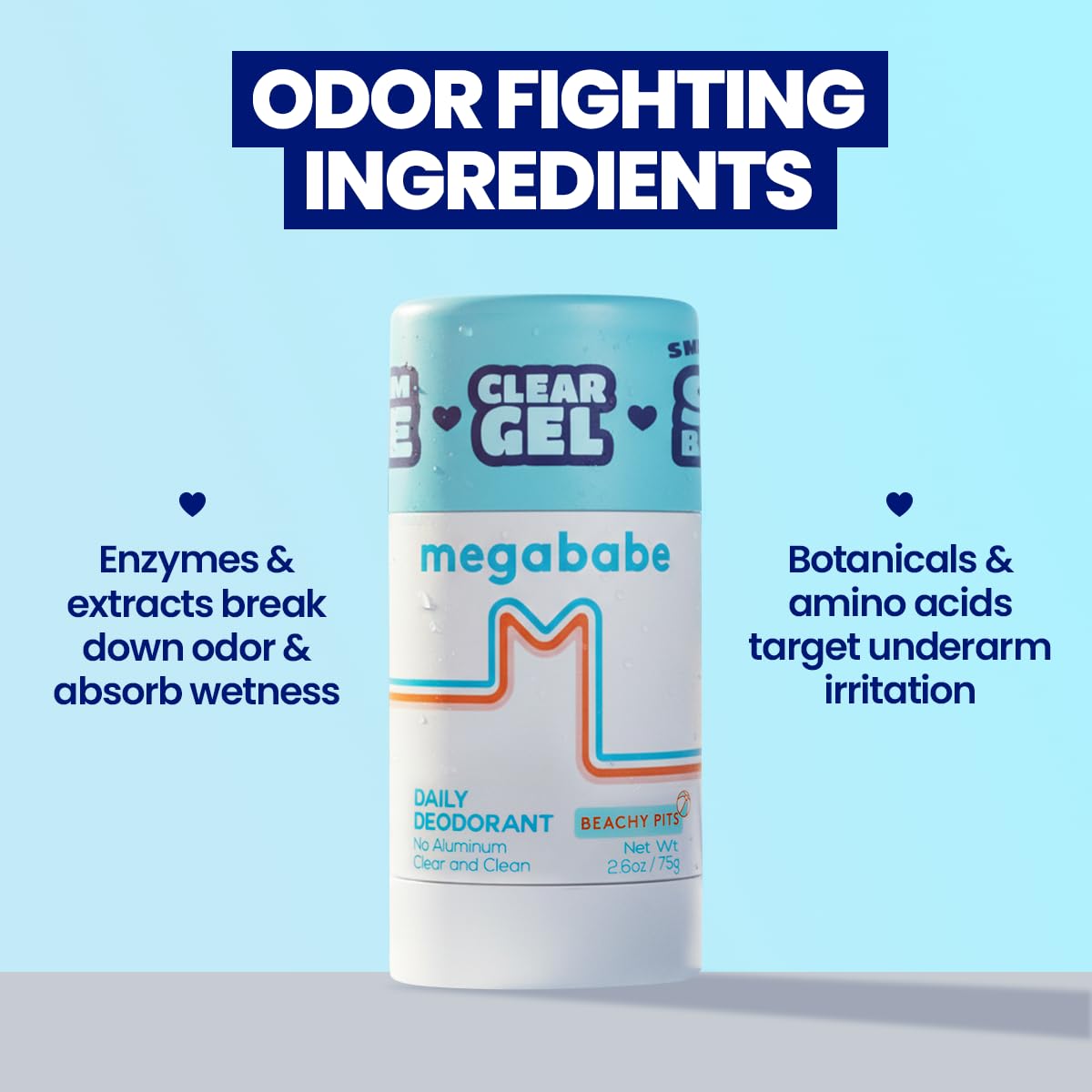 Megababe Beachy Pits texture close-up highlighting clear, water-based glide