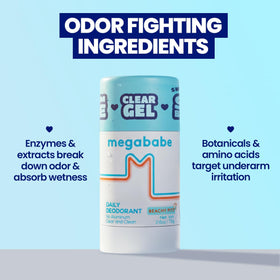 Megababe Beachy Pits texture close-up highlighting clear, water-based glide